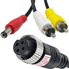 Carmedien Rückfahrkamera 4-Pin-Adapterkabel auf 2x Cinch-Stecker Chinch Cynch