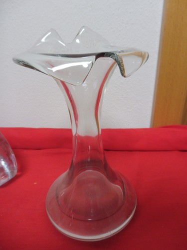 Schwere massive glas vase - 🌸schwere,