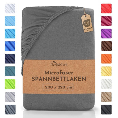 Mikrofaser spannbettlaken - mikrofaser,