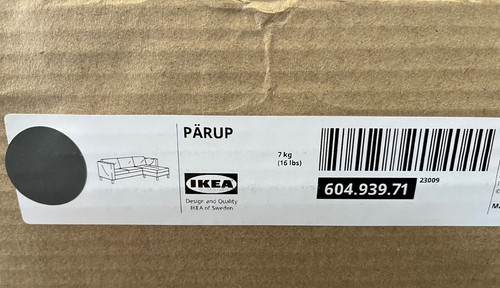 Ikea parup sitzer sofa - ikea, mit