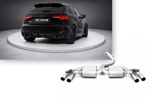 Remus sportauspuff audi rs3 - sportauspuff, 8v