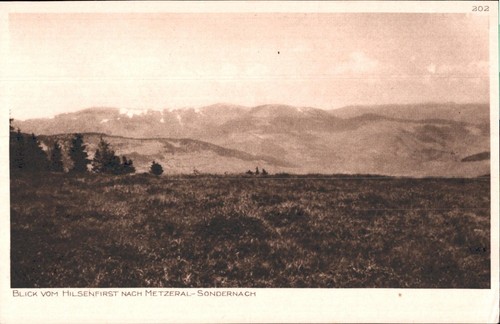 Blick vom hilsenfirst nach - blick,