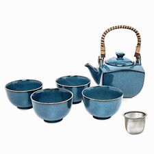 Teeservice KONPEKI blau aus