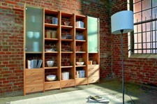 Massivholz Bücherregal