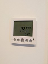 SM-PC®, Digital Thermostat Raumthermostat Fußbodenheizung Wandheizung LED weiß