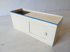 Kibri Spülenschrank mit Einsatz Blech handlackiert 30er Jahre