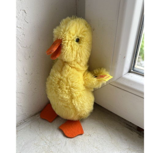 Steiff ente stofftier gelb - steiff,