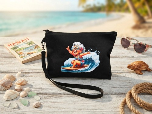 Kleine stofftasche mit surfer - kleine,