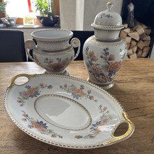 Deckelvase, Schale und Vase Kaiser Porzellan Duchesse Dekor: Nossek