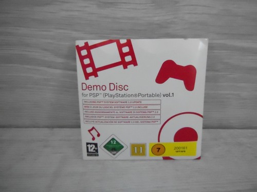 Demo disc for psp - for, vol