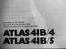 #242 Atlas AR41 B Ersatzteilbuch Parts service Manual List Ersatzteilliste