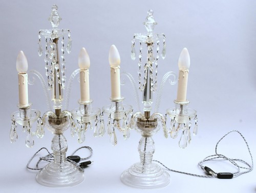 Art deco tischlampe lüster - 2,