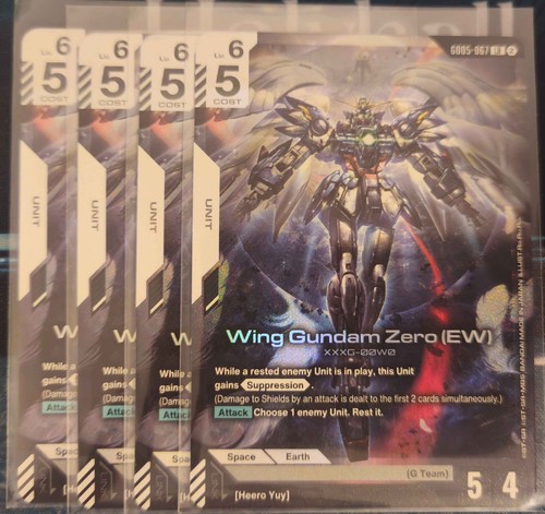 Gundam card game tcg - card, 4x