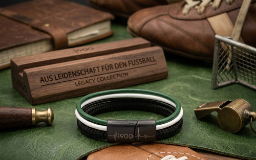 Armband schwarz weiß grün - armband,