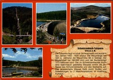 Schwarzenbach Talsperre bei FORBACH color Geschichte & Chronik-Karte Postkarte