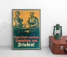Poster weltkrieg durch - poster,