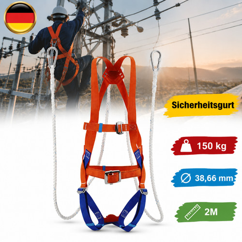 Profi sicherheitsgurt - profi, 2m