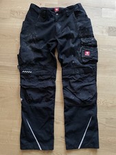 ENGELBERT STRAUSS-E.S. MOTION-ARBEITER-HOSE-SCHWARZ-GR.52 (XL)-GEBRAUCHT