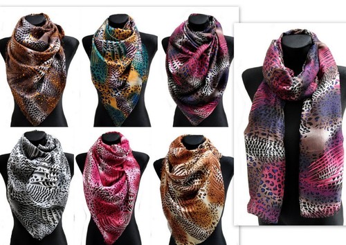 Leo leopard tuch langschal - leopard,