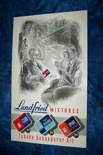 LANDFRIED Oxford Club Sport Pfeifentabak Reklametafel 1961 vintage antik rarität