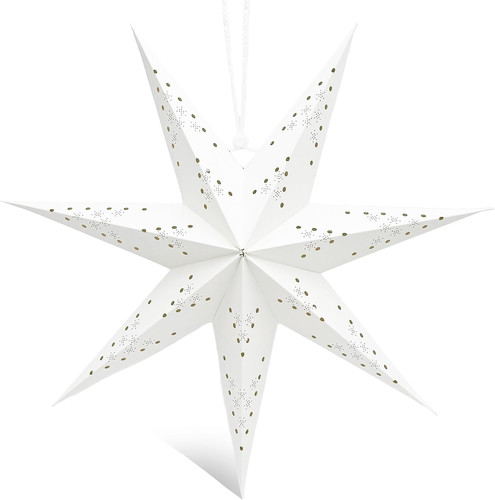 Papierstern lampenschirm 45cm - papierstern, lampenschirm,45cm