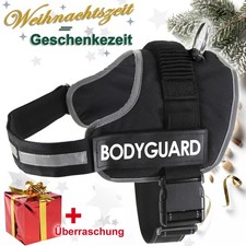 HUNDEGESCHIRR Brustgeschirr verstellbar S M L XL gepolstert Nylon REFLEKTIEREND