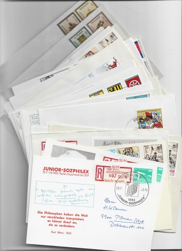Ersttagsbriefe ddr 1983 - 26,