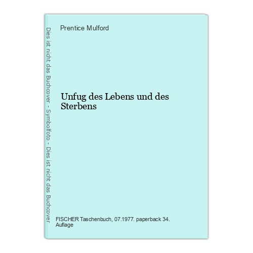 Unfug des lebens und - unfug,