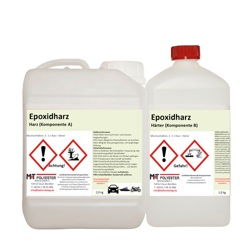 Epoxidharz 2k glasklares - 3,