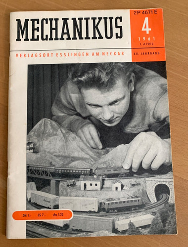 Mechanikus april 1961 - april,