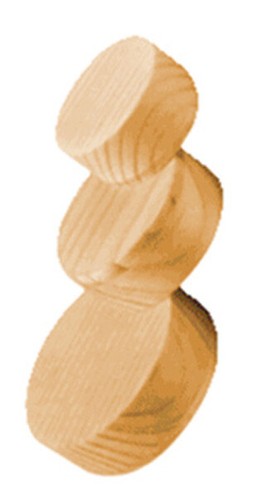 Facett konus platte 10mm - facett, h=10mm