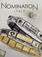 Nomination 750 Gold 1x Modul CLASSIC SERIE TKZ ♍️ m. Zirkonia NEU! UVP 45.-