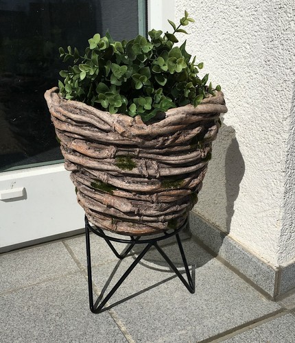 Gartenfigur pflanzenschale - gartenfigur, "pflanzenschale