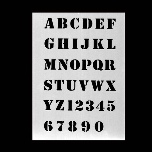 Schablone stencil buchstaben - schablone,