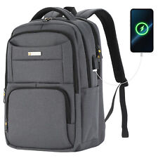 Reiserucksack mit Laptopfach 15.6 zoll Flugzeug Laptop Rucksack USB Ladeanschluß