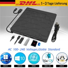 Externes CD/DVD-Laufwerk für PC Laptop USB 3.0 Brenner Reader Writer - +RW Disk
