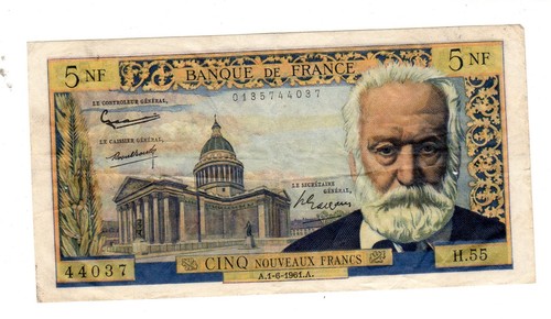 Frankreich banknote nf - 5,