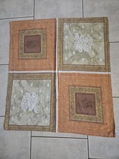 BASSETTI Granfoulard Tischdecke* 80x87 cm*MITTELDECKE 100% Baumwolle*Herbstfarbe