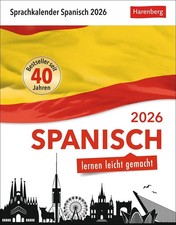 Spanisch Sprachkalender 2026 - Spanisch lernen leicht gemacht -...
