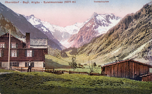 Ansichtskarte oberstdorf - ansichtskarte,
