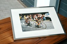 Gerahmtes Foto Tour de France 1997 PANTANI ULLRICH VIRENQUE Original Rennrad