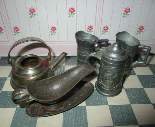 Konvolut metall geschirr - konvolut,