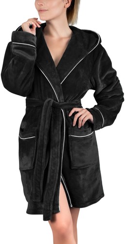 Bademantel damen flauschig mit - bademantel,