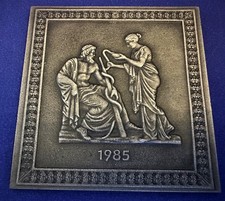 Eisenguss Plakette Berliner Eisen Jahresplakette Buderus 1985 11,2x11,5 cm 4.