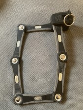 ABUS Bordo Granit X Plus 6500/85 Faltschloss mit Fahrradhalterung, 1 Schlüssel