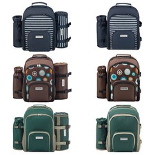 anndora® Camping Picknick Rucksack Bagpack Kühltasche 2 Personen Campingeschirr 