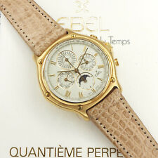 Ebel Ewiger Kalender Chronograph / Quantieme Perpetual 18ct Gold Box Papiere