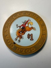 Las Vegas Casino Chip $1 Gold