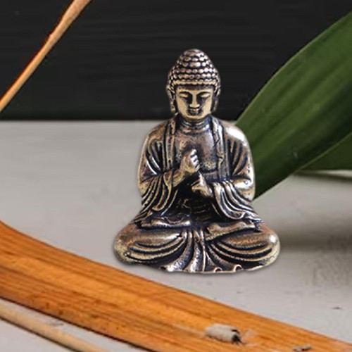 Kleine messing buddha figur - kleine, messing-buddha-figur