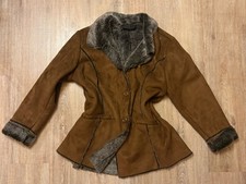 Velour Damen Jacke Braun Luxus